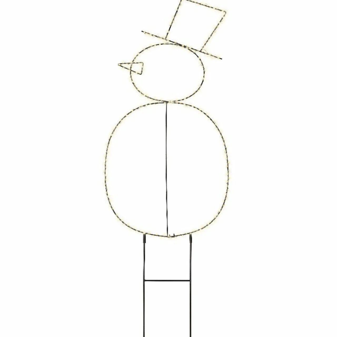 KAEMINGK Bonhomme de neige lumineux 250 LED (H77 cm) Freeze Blanc chaud Outlet