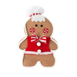 KOOPMAN Bonhomme pain d'épices (H30 cm) Cuisinier Gourmand Rouge