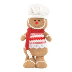 CHRISTMAS DREAM Bonhomme pain d'épices (H28 cm) Manala Cuisinière Gourmande Beige Hot