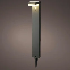 #N/A Borne de jardin solaire 600 lumens (H70 cm) Elite Gris Anthracite Sale