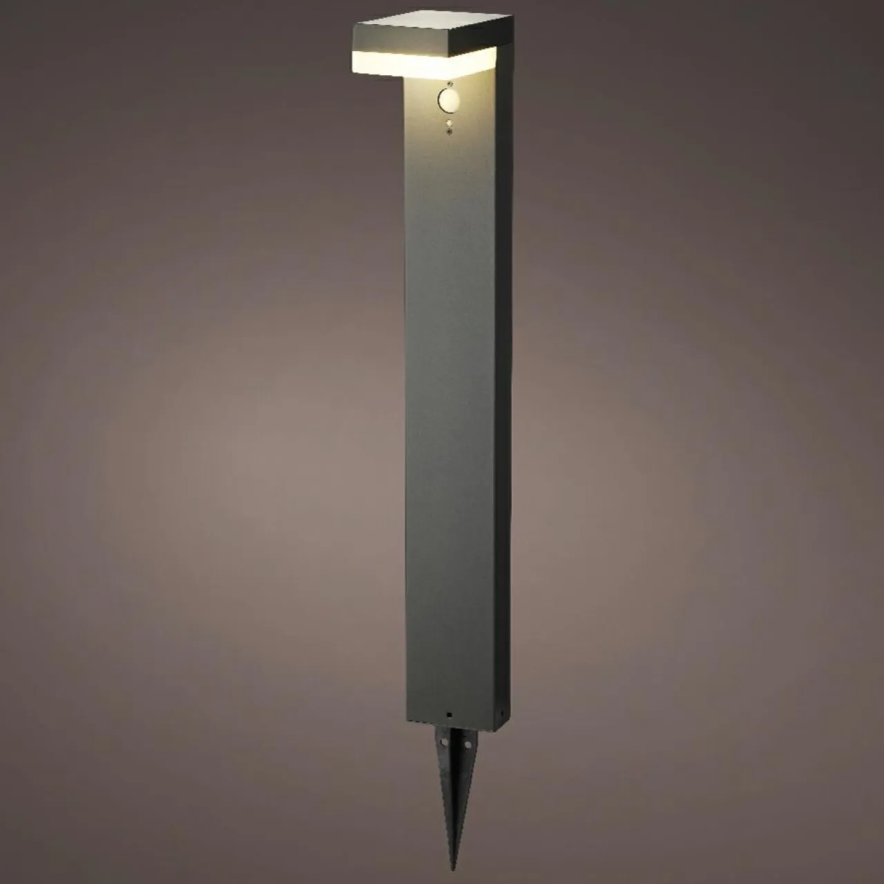 #N/A Borne de jardin solaire 600 lumens (H70 cm) Elite Gris Anthracite Sale