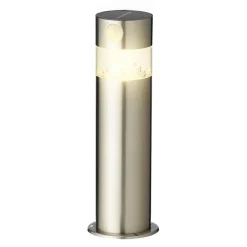#N/A Borne de jardin solaire 150 lumens (H30 cm) Premium Argent Gris Discount