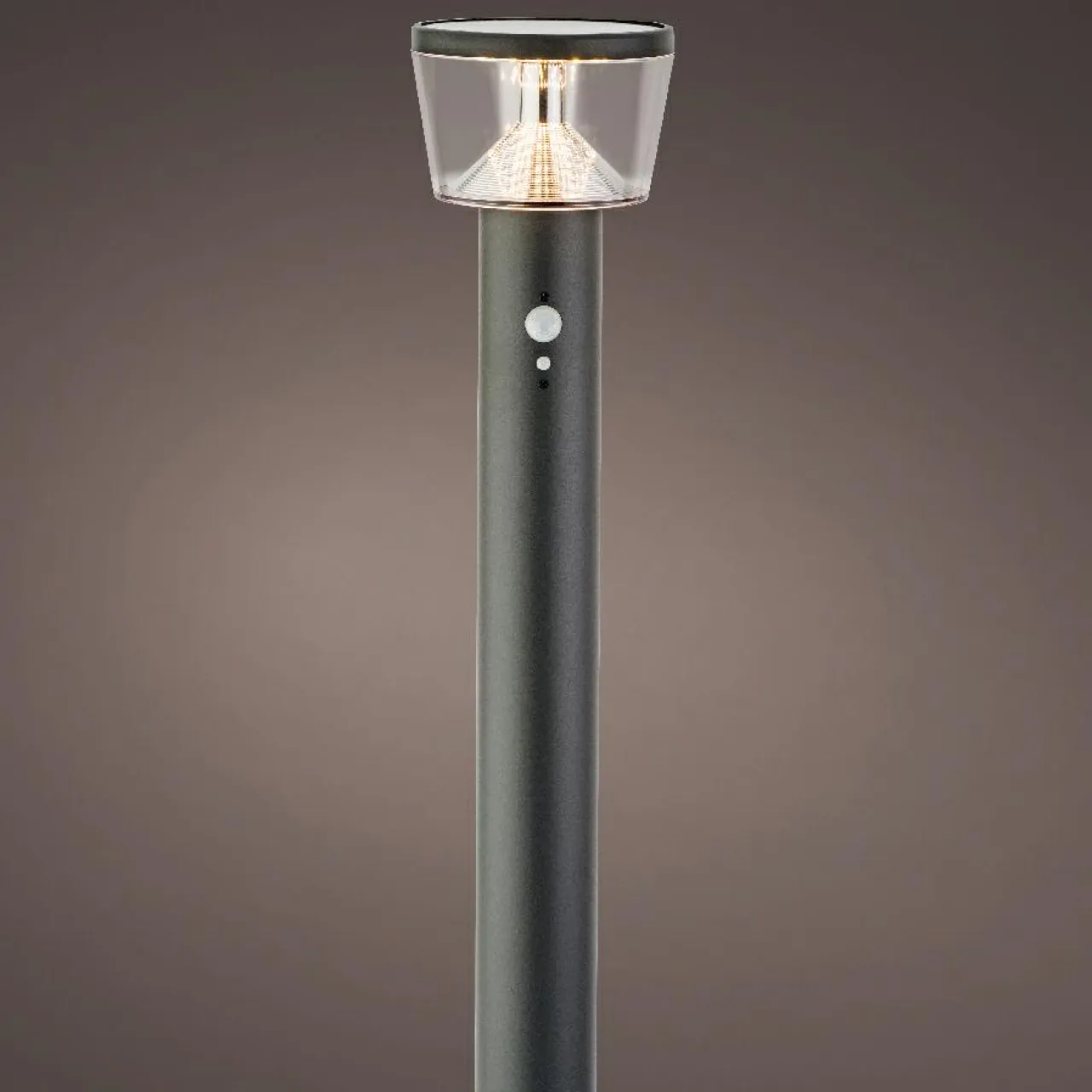 #N/A Borne de jardin solaire 600 lumens (H94 cm) Orion lux Gris Anthracite Outlet