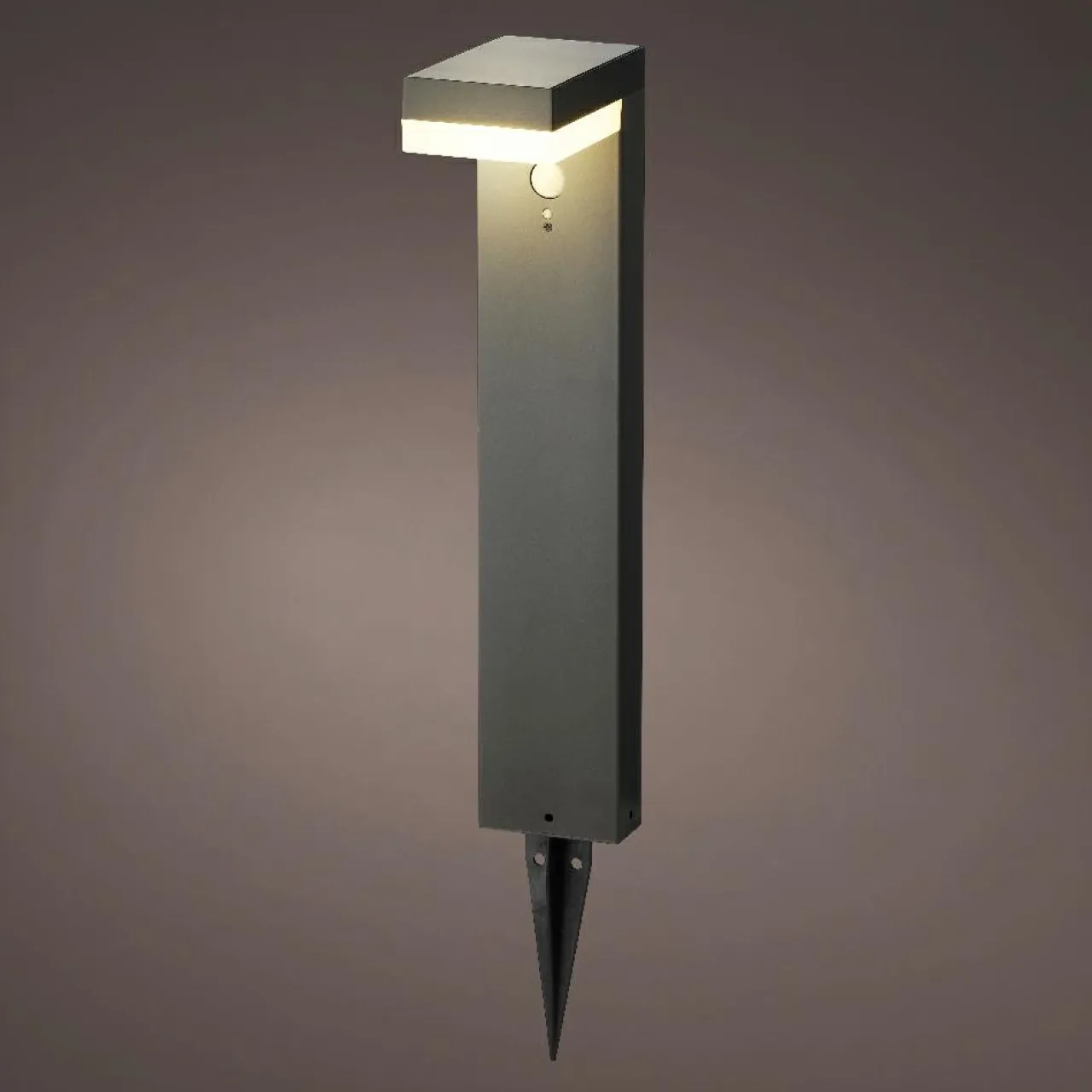 #N/A Borne de jardin solaire 600 lumens (H50 cm) Elite Gris Anthracite Clearance