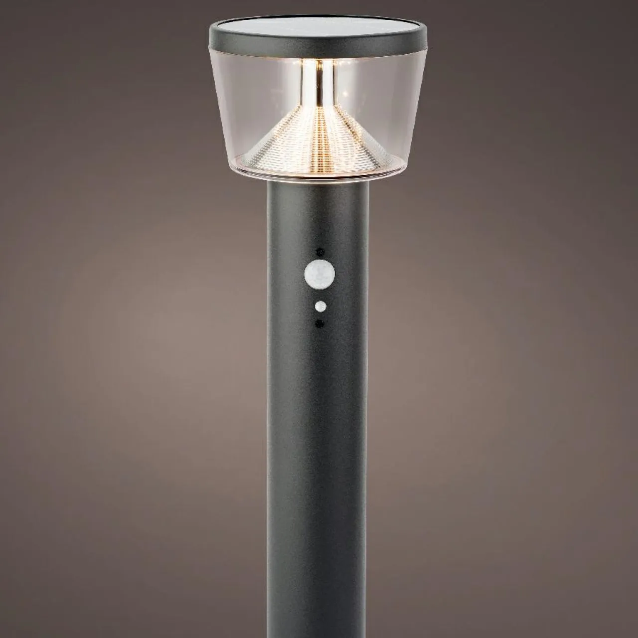 #N/A Borne de jardin solaire 600 lumens (H54 cm) Orion lux Gris Anthracite