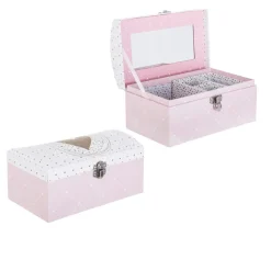 Atmosphera createur d'interieur for kids Boîte à bijoux enfant miroir Demoiselle Rose Online