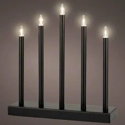 KAEMINGK Bougeoir lumineux à piles 5 LED (H40 cm) Christmas Blanc chaud Best