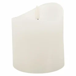 KOOPMAN Bougie à piles LED (H12 cm) Axelle Blanc