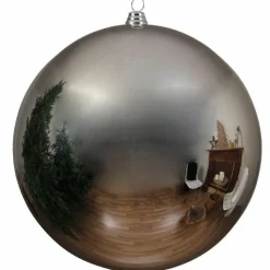 KAEMINGK Boule de Noël (D200 mm) Alpine Argent Hot