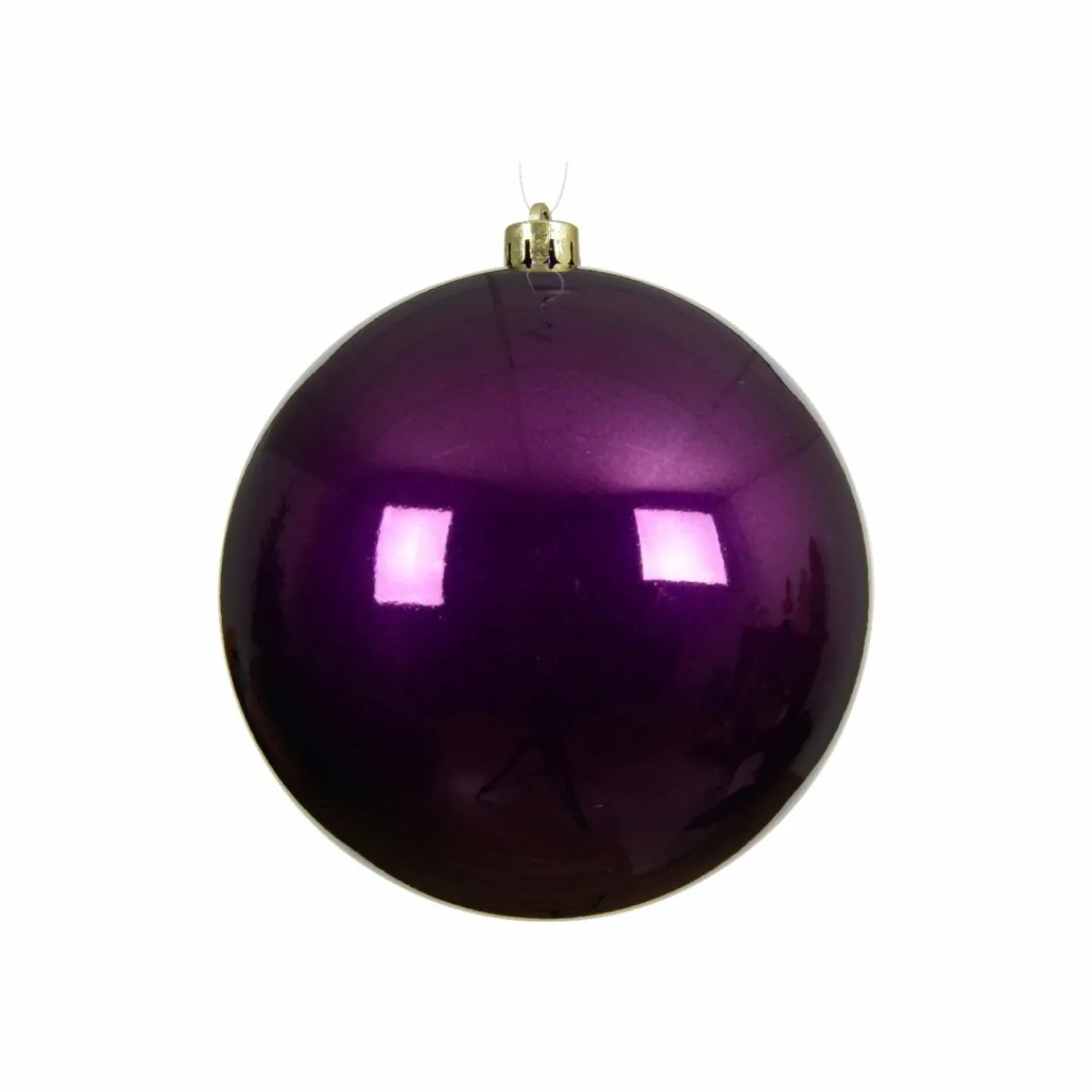KAEMINGK Boule de Noël (D140 mm) Alpine Figue Violet Discount