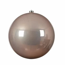 KAEMINGK Boule de Noël (D140 mm) Alpine Rose poudré Best