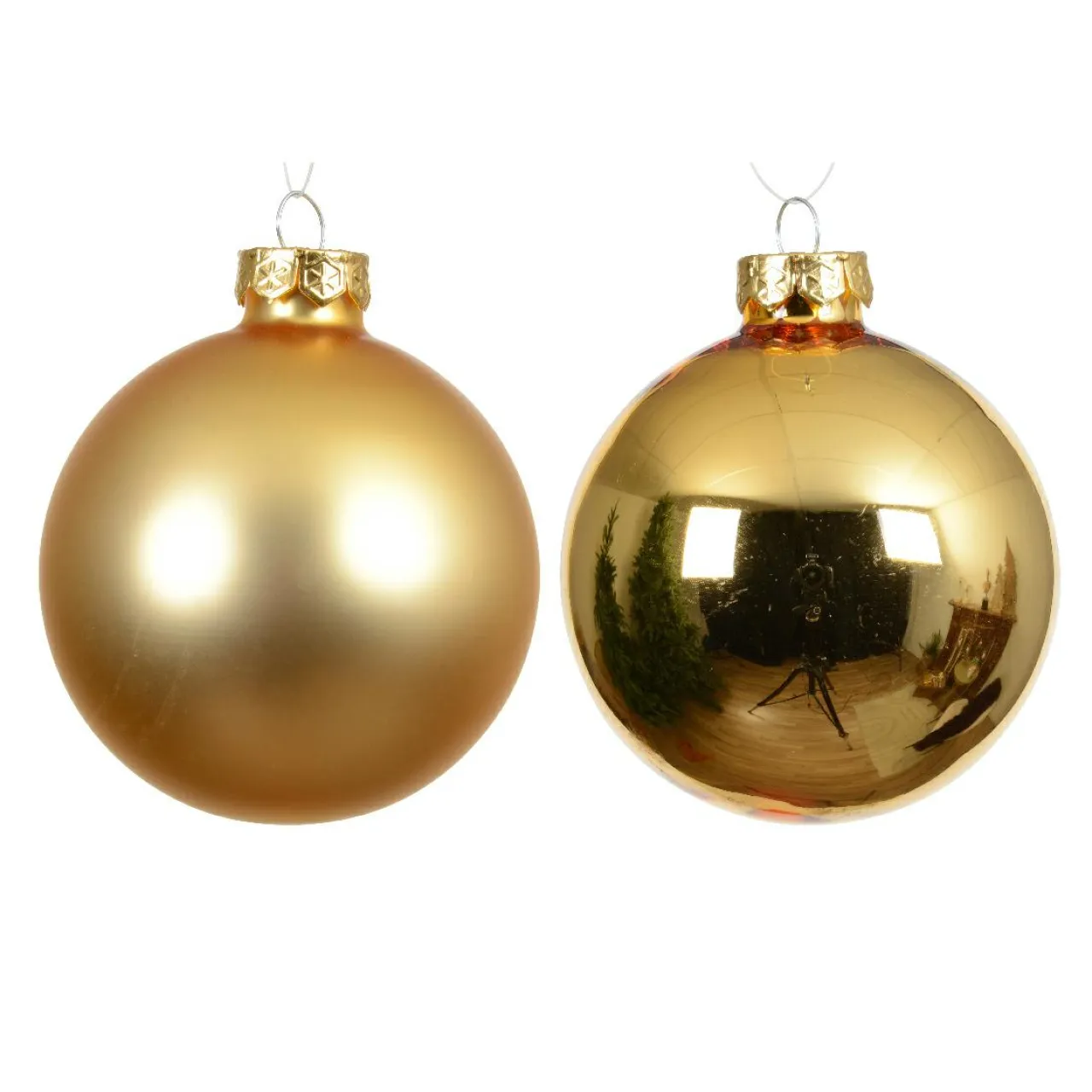 KAEMINGK Boule de Noël en verre (D100 mm) Béal Or Best
