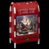 Feeric Lights & Christmas Boule à neige lumineuse 12 LED (H40 cm) Boîte aux lettres du Père Noël Discount