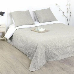 ATMOSPHERA Boutis et taies d'oreiller (240 x 260 cm) Arabesque Lin Discount