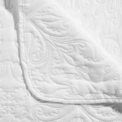 ATMOSPHERA Boutis et taies d'oreiller (240 x 260 cm) Arabesque Ivoire
