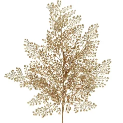 KAEMINGK Branche de feuilles (H68 cm) Peuplier pailleté Or