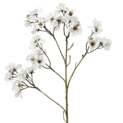 KAEMINGK Branche de fleurs (H78 cm) Cornouiller en velours he Blanc Best