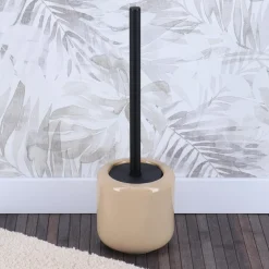 TENDANCE Brosse WC grès laqué Season Color Beige Discount