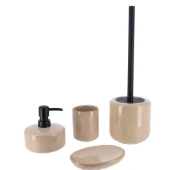 TENDANCE Brosse WC grès laqué Season Color Beige Discount