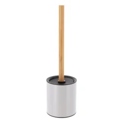 TENDANCE Brosse WC métal Purebamboo Gris clair Hot