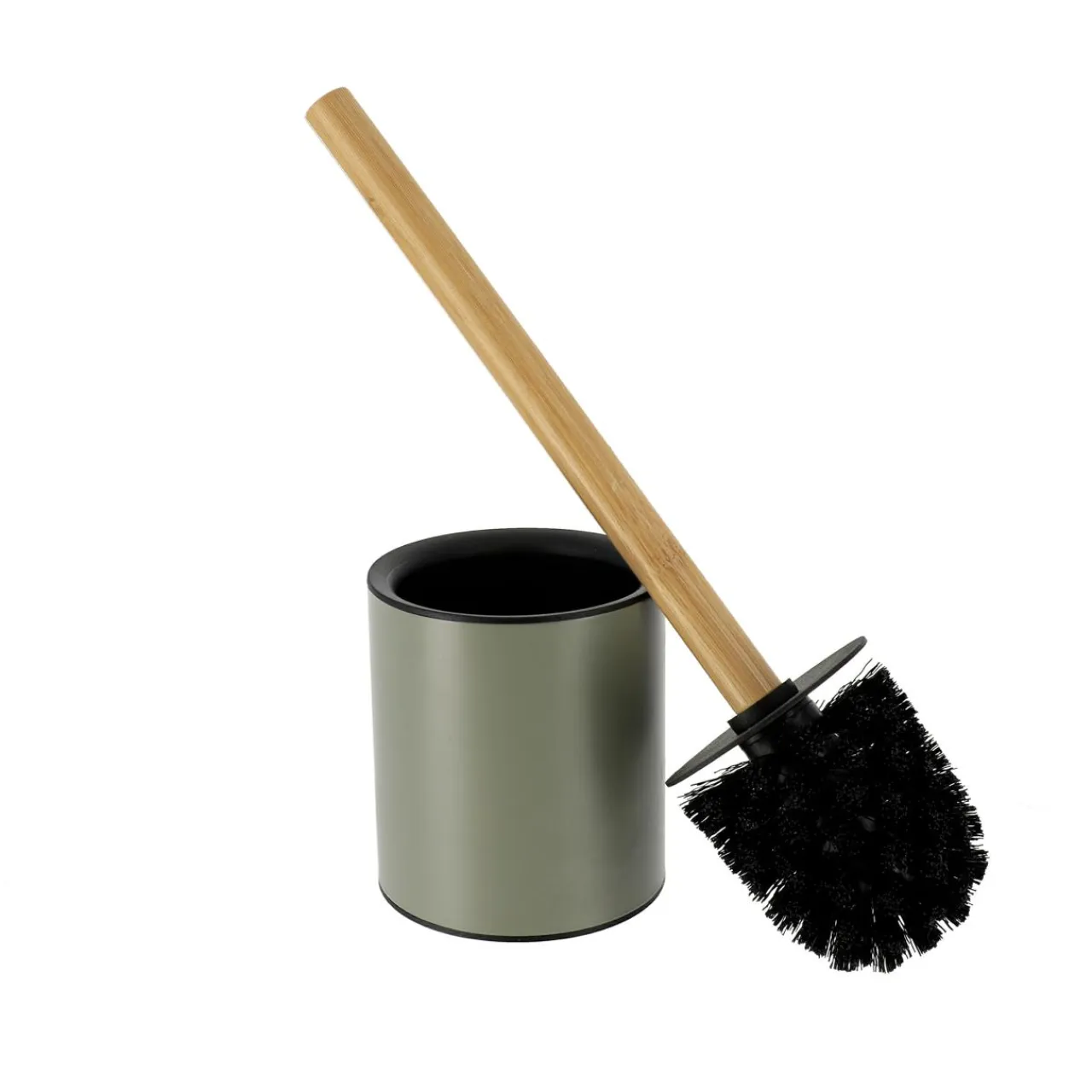 TENDANCE Brosse WC métal Purebamboo Vert kaki Online