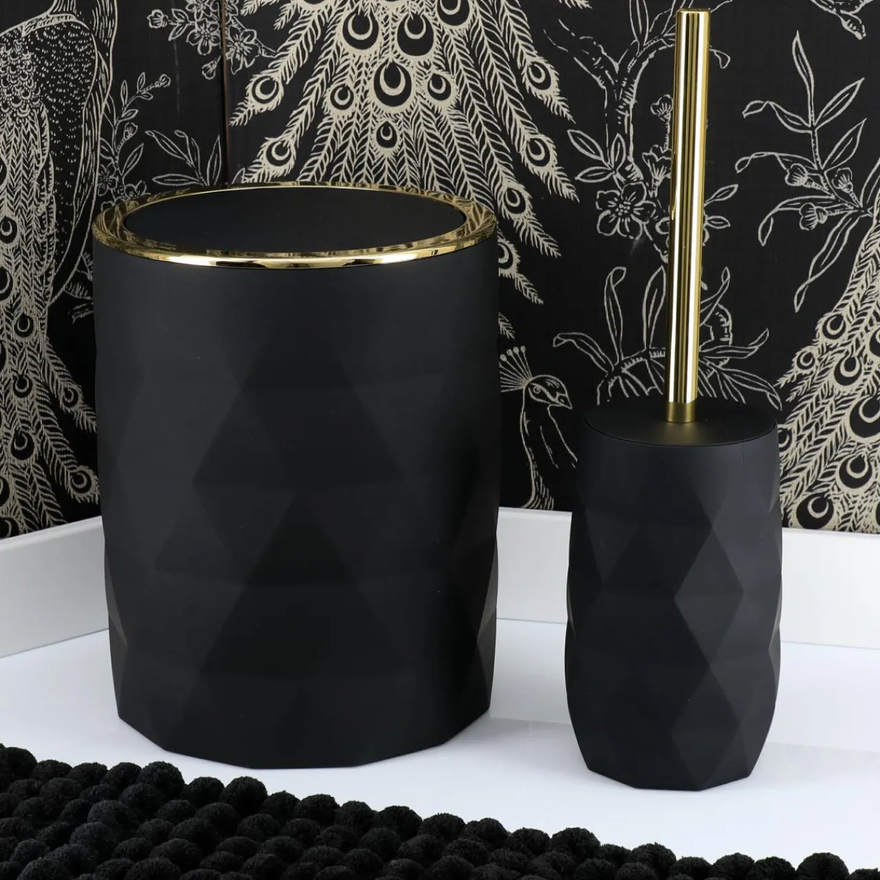 TENDANCE Brosse WC Rubby Noir Clearance