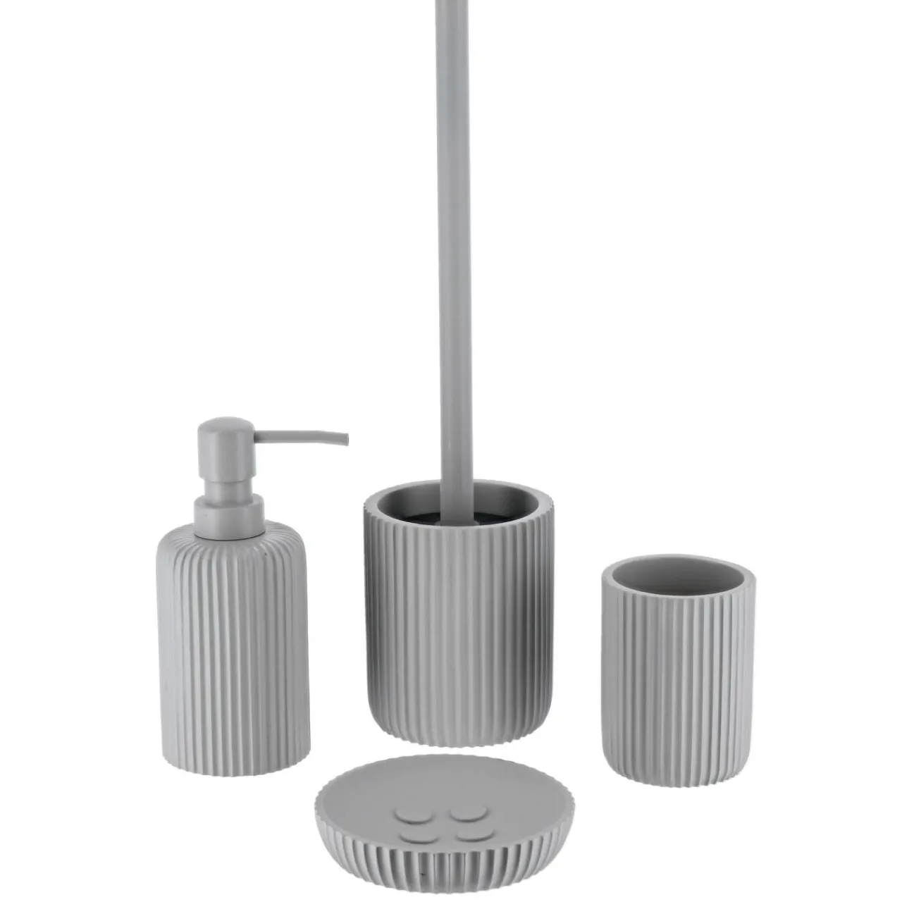 TENDANCE Brosse WC Timeless Strié Gris clair Best