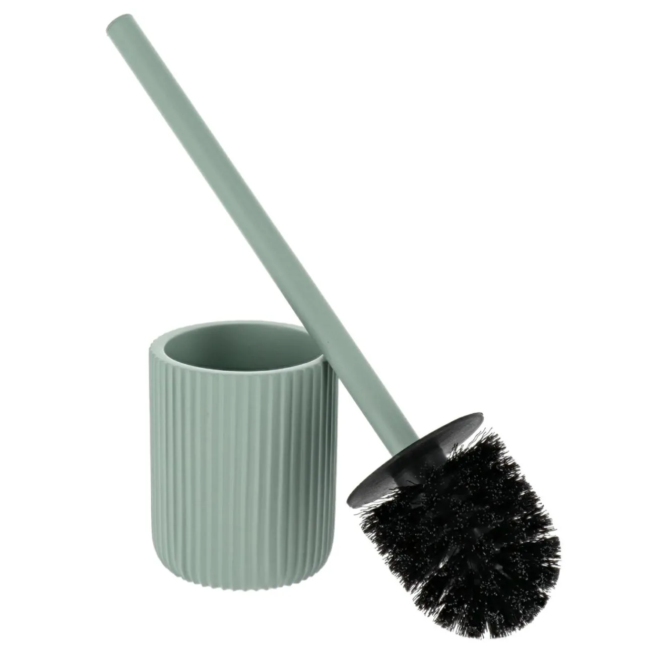 TENDANCE Brosse WC Timeless Strié Vert Eucalyptus Clearance