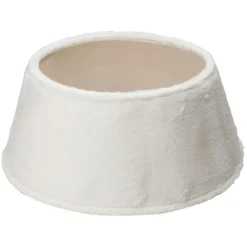 KOOPMAN Cache pied de sapin (D55 cm) Fausse fourrure Blanc Online