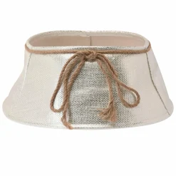 KOOPMAN Cache pied de sapin (D60 cm) Noeud Argent Sale