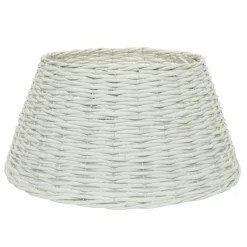 KAEMINGK Cache pied de sapin en osier (D70 cm) Saule tressé Blanc