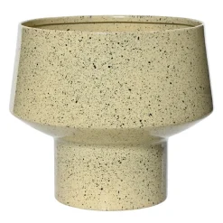 #N/A Cache-pot en métal (H16 cm) Terrazzo Beige Online