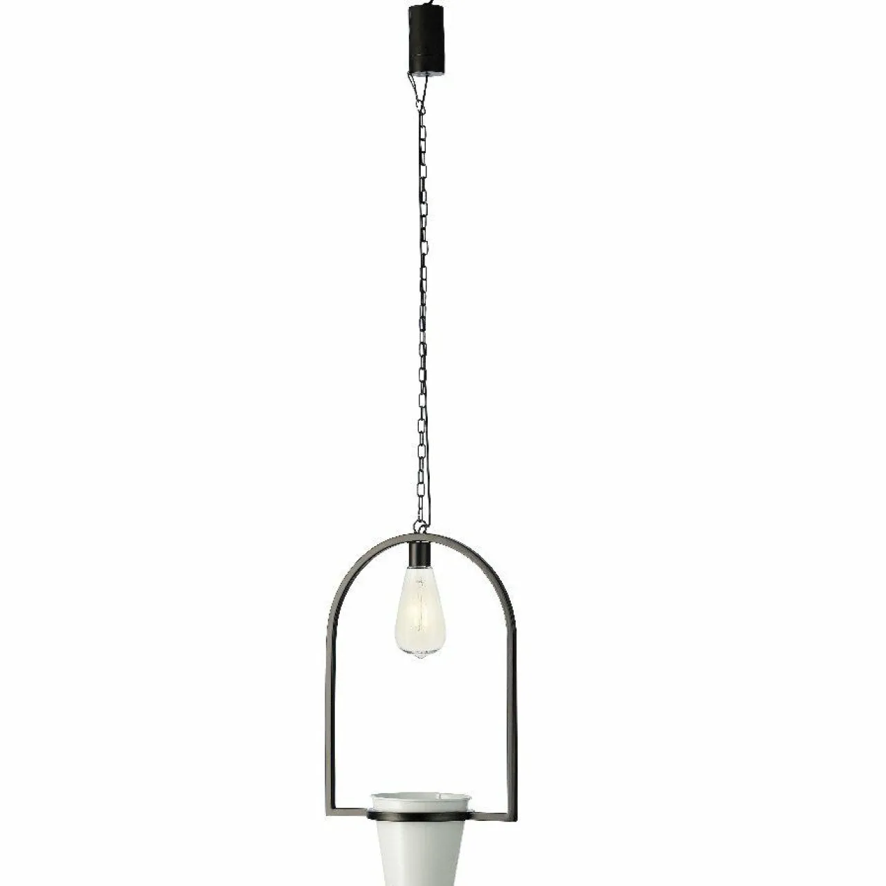 #N/A Cache-pot lumineux à suspendre (H102 cm) LED Melya - Blanc Best