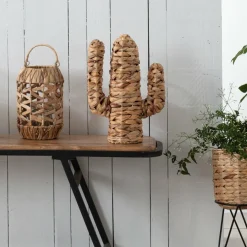 ATMOSPHERA Cactus déco en jacinthe d'eau (H35 cm) Haci Naturel Online