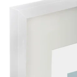 Atmosphera, cru017dateur d'intu017drieur Cadre bois à poser (13 x 18 cm) Manu Blanc Hot