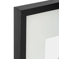 Atmosphera, cru017dateur d'intu017drieur Cadre photo bois mural (30 x 40 cm) Manu Noir Outlet