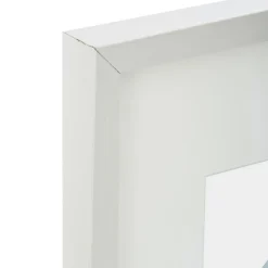Atmosphera, cru017dateur d'intu017drieur Cadre photo bois mural (30 x 40 cm) Manu Blanc Hot