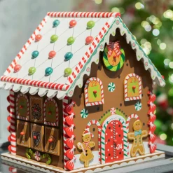 KAEMINGK Calendrier de l'Avent à remplir Pain d'épices gourmand Multicolore Naturel Discount