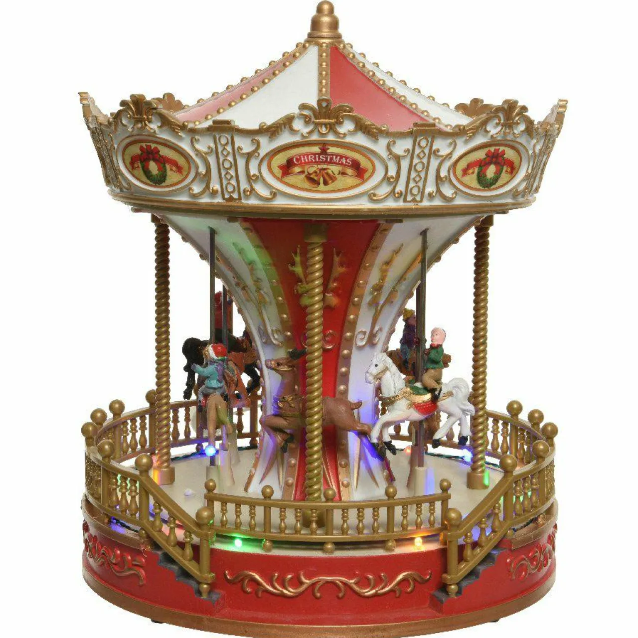 KAEMINGK Carrousel lumineux et musical à piles D'antan Outlet