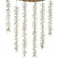 KAEMINGK Cascade lumineuse 2 m 480 LED câble noir Effet scintillant Blanc chaud Blanc Chaud - câble noir Discount
