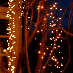 KAEMINGK Cascade lumineuse 2 m 480 LED câble noir Effet scintillant Blanc chaud Blanc Chaud - câble noir Discount