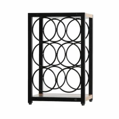 EMINZA Casier range-bouteilles industriel 6 emplacements (H20 cm) Sacha Noir Hot