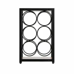 EMINZA Casier range-bouteilles industriel 6 emplacements (H20 cm) Sacha Noir Hot