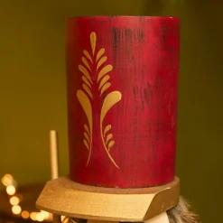 KAEMINGK Casse-noisette en bois (H76 cm) Timothé la royauté Vert et Bordeaux Clearance