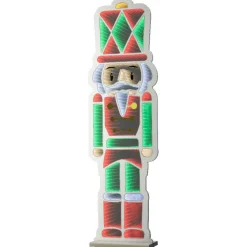 KAEMINGK Casse-noisette lumineux 624 LED (H120 cm) Infinity Blanc froid et Multicolore New