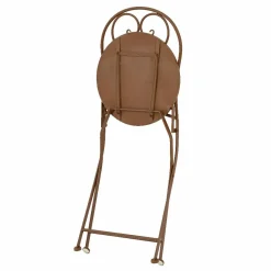 #N/A Chaise bistrot pliable en mosaïque Lyon Marron Clearance