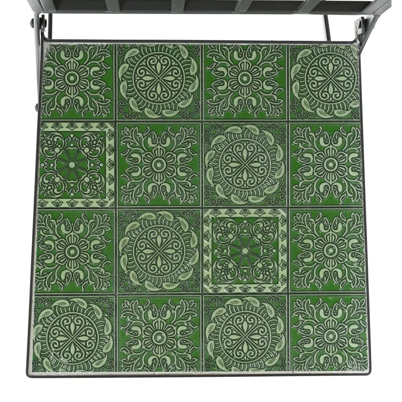 EMINZA Chaise bistrot pliable en mosaïque Aveiro olive Vert Clearance