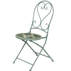 #N/A Chaise de bistrot pliable Cancùn sauge Vert Best