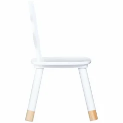 Atmosphera createur d'interieur for kids Chaise enfant bois (H52,5 cm) Douceur Renard he Blanc New