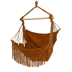 #N/A Chaise Hamac à suspendre à franges Terracotta Orange Clearance